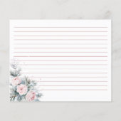 Winterbesneeuwde dennen vrijgezellenfeest recepten (Achterkant)