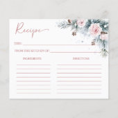 Winterbesneeuwde dennen vrijgezellenfeest recepten (Voorkant)