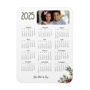 Winterbessen 2025 Kalender Kaart Magneet