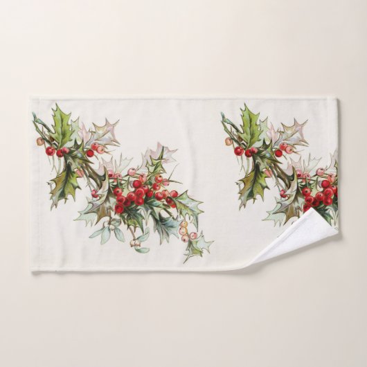  winterbessen bad handdoek (Handdoek)