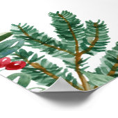 Winterbessen Denneappel Groene Huwelijksbord Poster (Hoek)