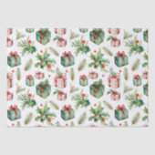 winterbessen en -cadeaus tissuepapier (Voorkant)
