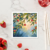 Winterbessen en groen | Feestdag Servet (Insitu)