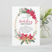 Winterbessen en groene vakantie Open huis Kaart (Staand voorkant)