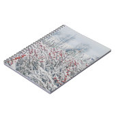 winterbessen en kattails notitieboek (Linkerzijde)