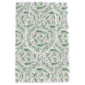 Winterbessen en takken Kerstweefselpapier Medium Cadeauzakje (Voorkant)