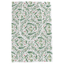 Winterbessen en takken Kerstweefselpapier