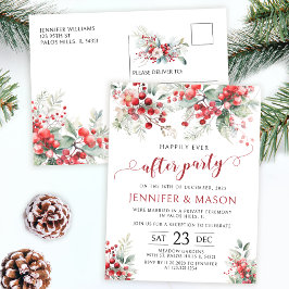 Winterbessen gelukkig ooit na het briefkaart van h