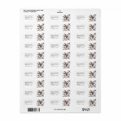 Winterbessen gepersonaliseerde kerst etiket (Full Sheet)