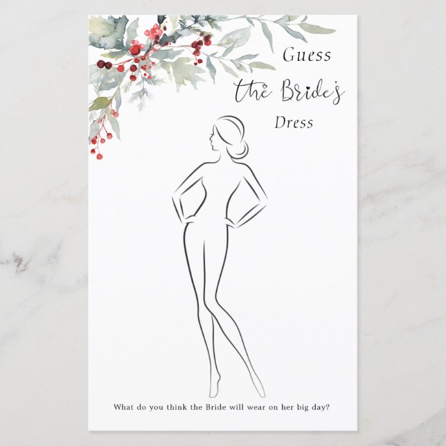 Winterbessen groen gebladerte Vrijgezellenfeest sp (Voorkant)