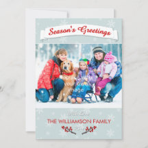 Winterbessen IJsblauw met Sneeuwvlokken & Foto