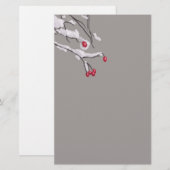 Winterbessen in sneeuw briefpapier (Voorkant / Achterkant)