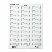 Winterbessen Kerst Feestdagen Adresetiketten Etiket (Full Sheet)