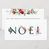 Winterbessen | Kerstbrieven | NOEL Feestdagenkaart (Voorkant / Achterkant)
