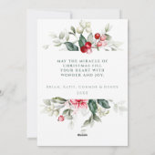 Winterbessen | Kerstbrieven | VAKANTIE NOEL Feestdagenkaart (Achterkant)