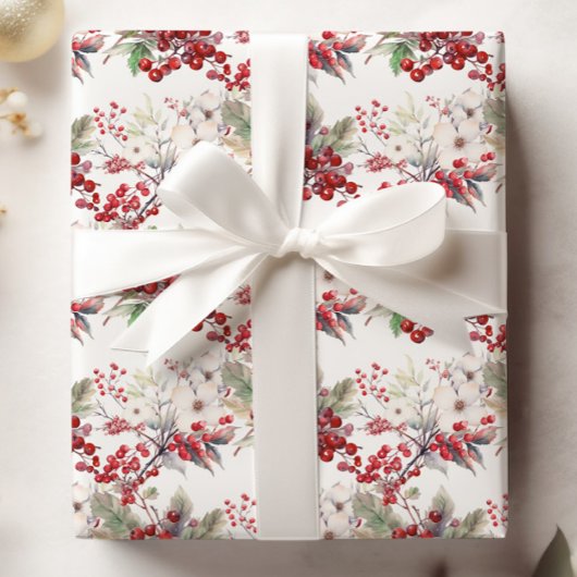 WINTERBESSEN KERSTCADEAU INPAKPAPIER VEL