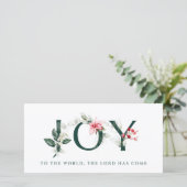 Winterbessen | Kerstkaarten |  VREUGDE Feestdagenkaart (Staand voorkant)