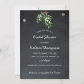 winterbessen met bridale doucheuitnodiging kermas kaart (Achterkant)