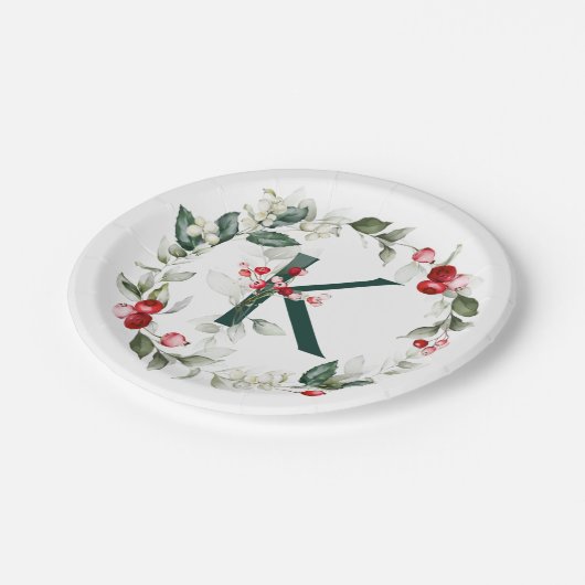 Winterbessen Monogram K papier Bord (Gekanteld)