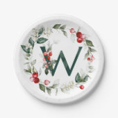 Winterbessen Monogram W Papier Bord (Voorkant)