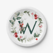 Winterbessen Monogram W Papier Bord