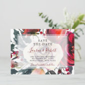 winterbessen Save the Date kaart uitnodiging (Staand voorkant)