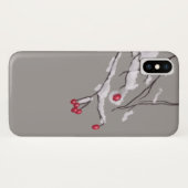 Winterbessen takken bedekt met sneeuw Case-Mate iPhone case (Achterkant (horizontaal))