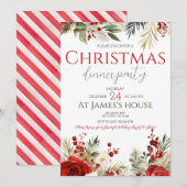 Winterbessen Vakantie Holly Kerstfeest Kaart (Voorkant / Achterkant)