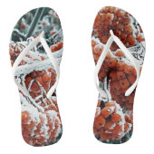 Winterbessen van rowan met ijs teenslippers (Voetbed)
