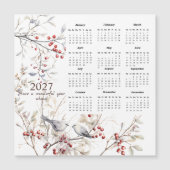 Winterbessen Vogels Kerst 2027 Kalender (Voorkant)