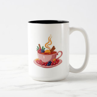 winterbessenthee tweekleurige koffiemok