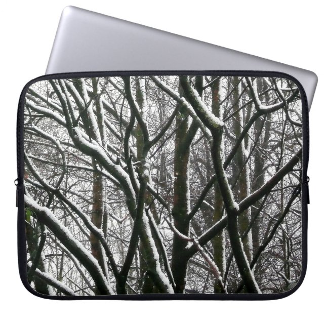 Winterbijkantoren Laptop Sleeve (Voorkant)