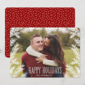 Winterbijkantoren | Vakantieknopkaart Feestdagenkaart (Voorkant / Achterkant)