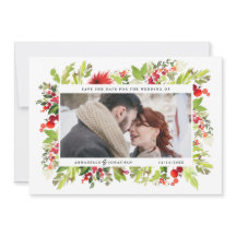 winterblad rode waterverf foto