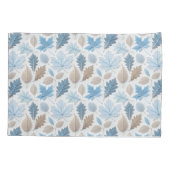 Winterbladeren bedekt met delicate vorst kussensloop (Achterkant)