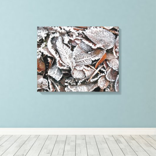 WINTERBLADEREN CANVAS AFDRUK (Insitu (Houten vloer))