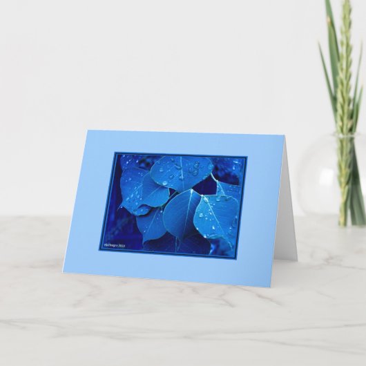 Winterbladeren Kaart (Voorkant)