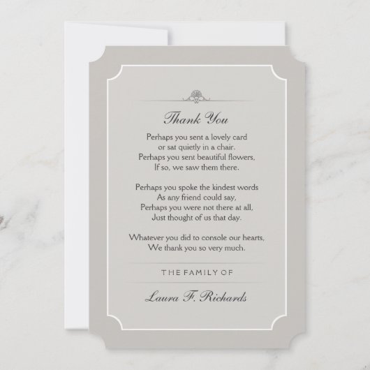 Winterbladeren - Memorial en misschien gedicht Dan Kaart (Achterkant)