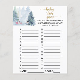 Winterblauw bos \ Baby Item Game