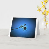 Winterblauw, kaart (Gele Bloem)