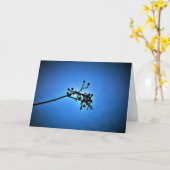 Winterblauw, kaart (Gele Bloem)