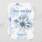  winterblauw kaart (Voorkant / Achterkant)