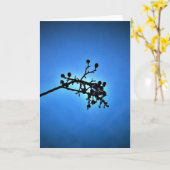 Winterblauw, kaart (Gele Bloem)