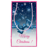 Winterblauw Klein Cadeauzakje (Voorkant)