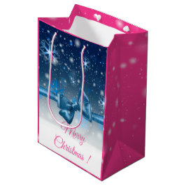 Winterblauw Medium Cadeauzakje