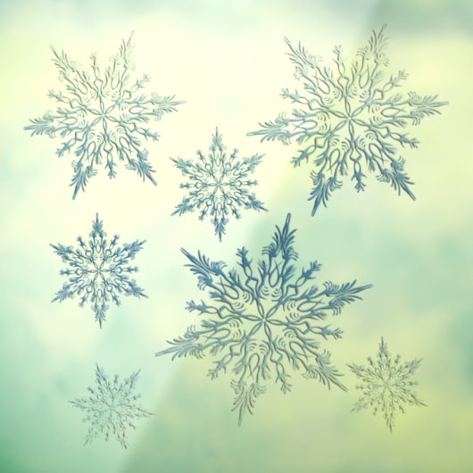 Winterblauw Raamsticker (Vel 3)