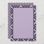  winterblauw Snowflake Feestdagenkaart (Voorkant / Achterkant)