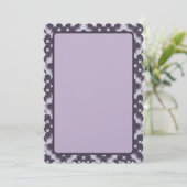  winterblauw Snowflake Feestdagenkaart (Staand voorkant)