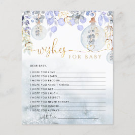 Winterblauwe wijting voor baby