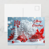 Winterbloem Compositie Briefkaart (Voorkant / Achterkant)